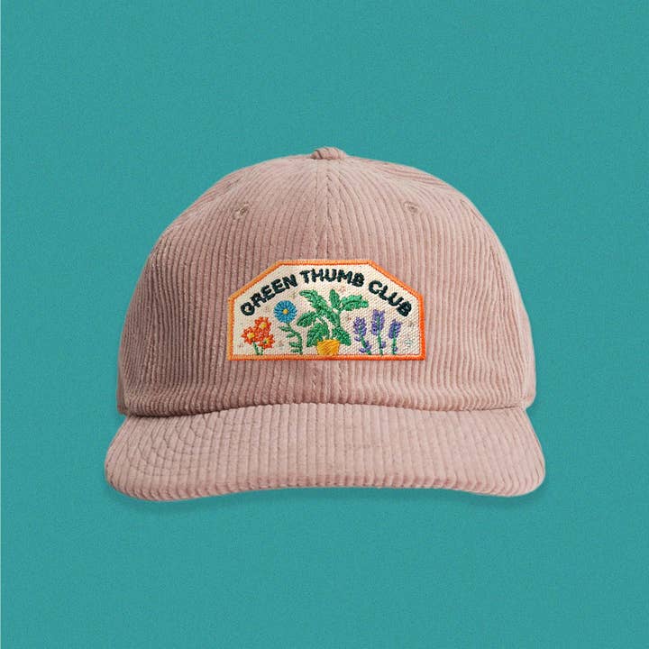 The Space Bureau - Wholesale Baseball Cap - Unisex - Green Thumb Club Corduroy Hat