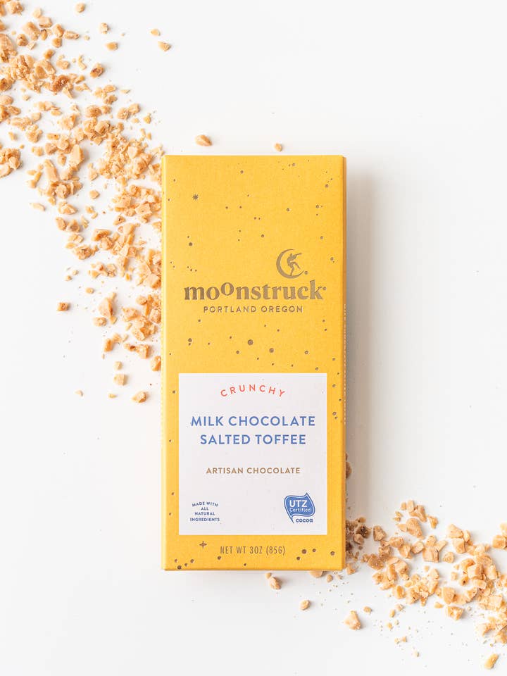 Crunchy Milk Salted Toffee Bar and other Purchase Wholesale fancy pants. Free Returns & Net 60 Terms on Faire trending on Faire.