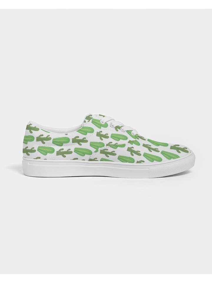 Green Women's Prickly Pair Lace-Up Canvas Shoe for wholesale on Faire2