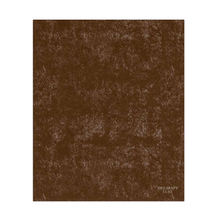 Couverture en velours écrasé SWEARAPY™ LUXE | Décoration intérieure ultra-douce et élégante | Couverture moderne de luxe pour canapé et lit pour la vente par Swearpy
