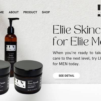 Lux Glow Skin Care - Wholesale Facial Exfoliant/Scrub - Exfoliating Face Scrub for Men1