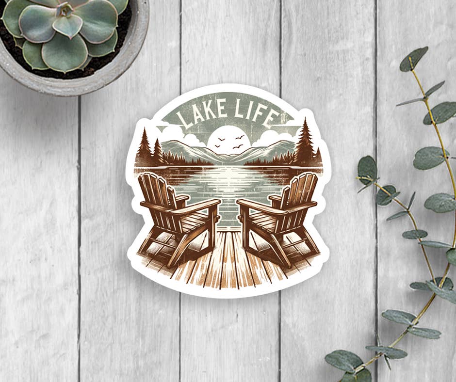 Expression Design Co - Wholesale Sticker - Lake Life Vinyl Sticker