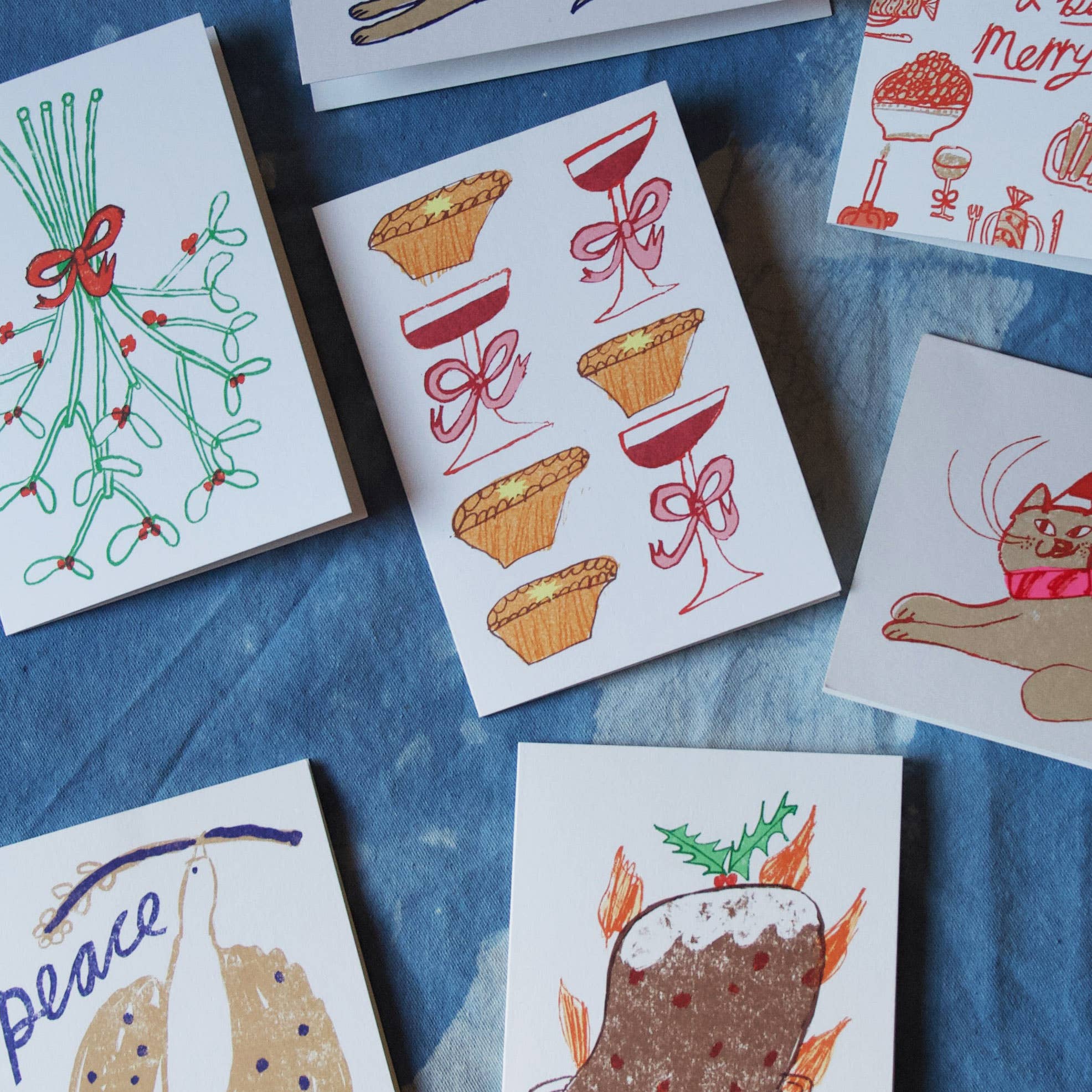 Hot Pink Press - Wholesale Kerstkaartje - Vredesduif Kerstkaart | Feestelijke Wintervogel2