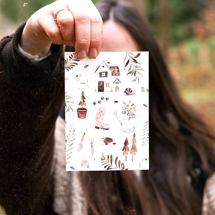 FuchsMaedchen - Wholesale Everyday Greeting Card - Greeting Cards Garden Delight1