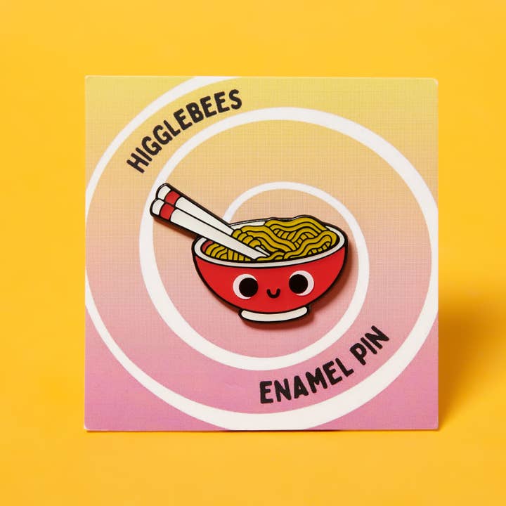 Higglebees – wholesale Lapel pin/button – Noodles - Enamel Pin Badge1