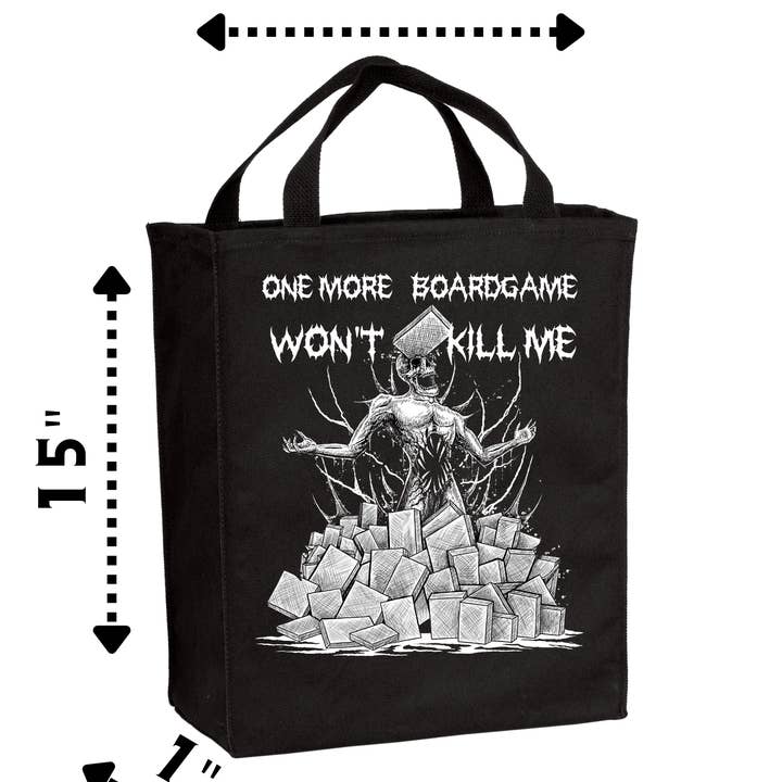 Thread By Dawn - Wholesale Tote Bag - Unisex - One More Boardgame Won't Kill Me Tote Bag