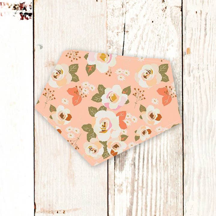 Pink Blooms Spring Dog Bandana (Easter, Floral, Flowers) for wholesale by BibbyBubby