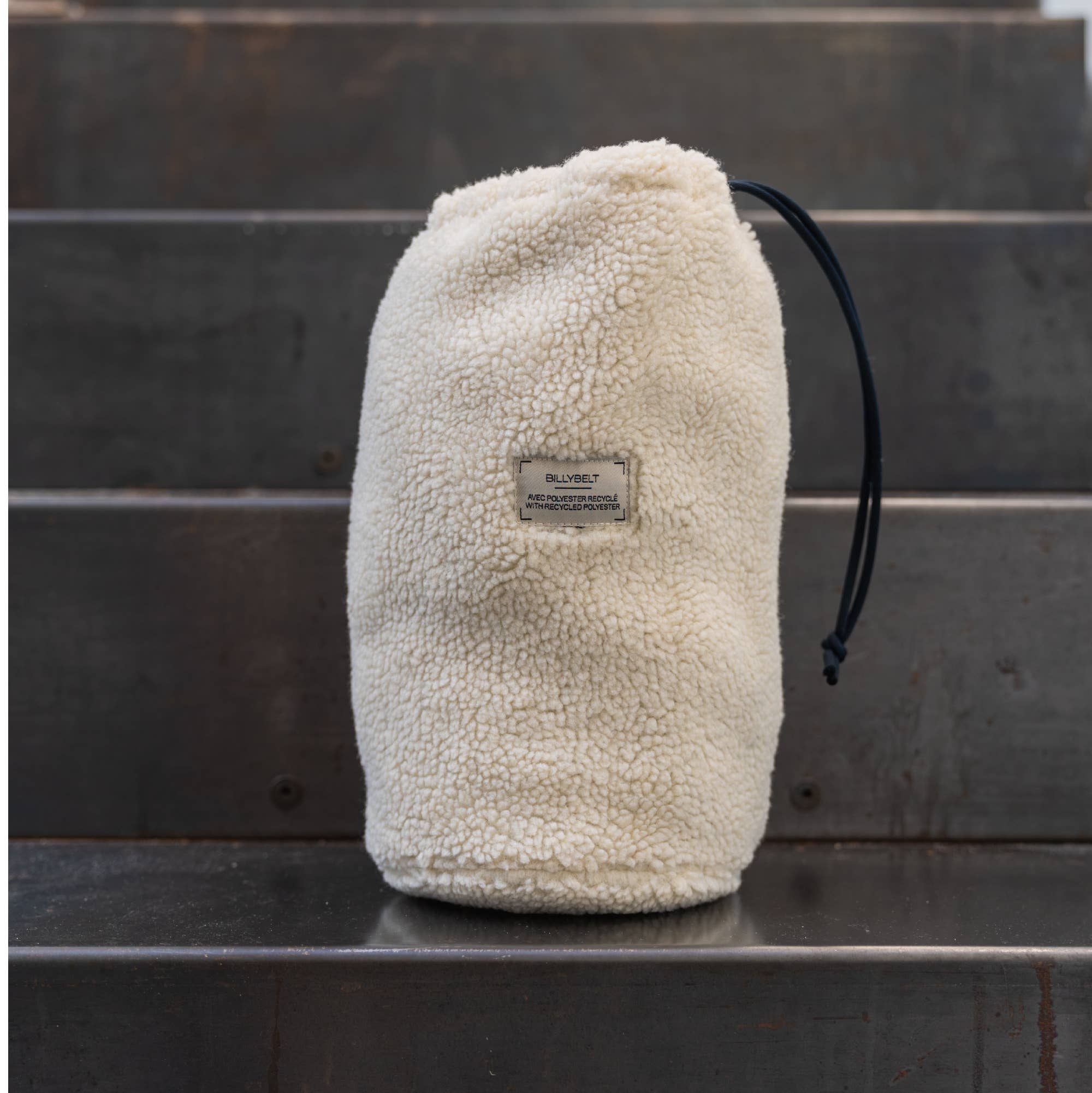 BILLYBELT – Großhandel Sweatshirt – Herren – Sherpa-Sweatshirt beige aus recyceltem Polyester4