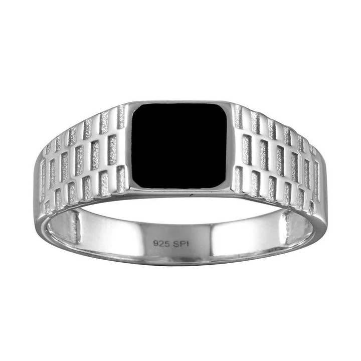 Mitternachtskamm-Siegel Herrenring für den Großhandel von Karen Cole Timeless Treasures