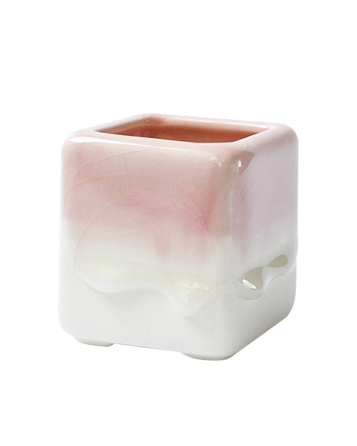 Springer Décor - Vendita all'ingrosso Vasi per piante - Vasi B quadrati smaltati gocciolanti7