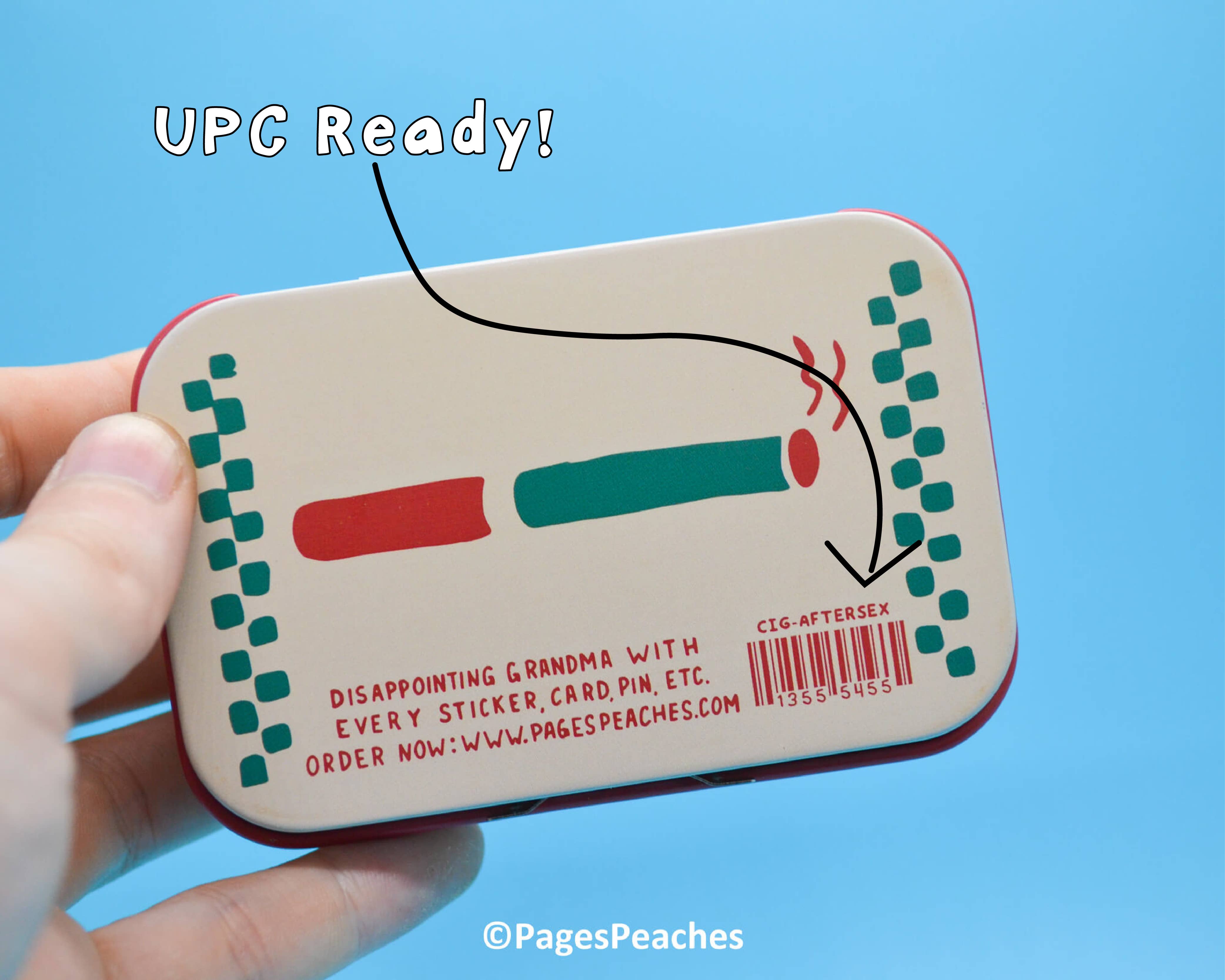 Page's Peaches - Wholesale Cigarette Case - Pinup Joints Stash Tin1