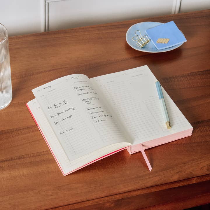 Papier - Wholesale Planner - Page a Day Planner, Undated, A5 Hardcover - Colorblock4