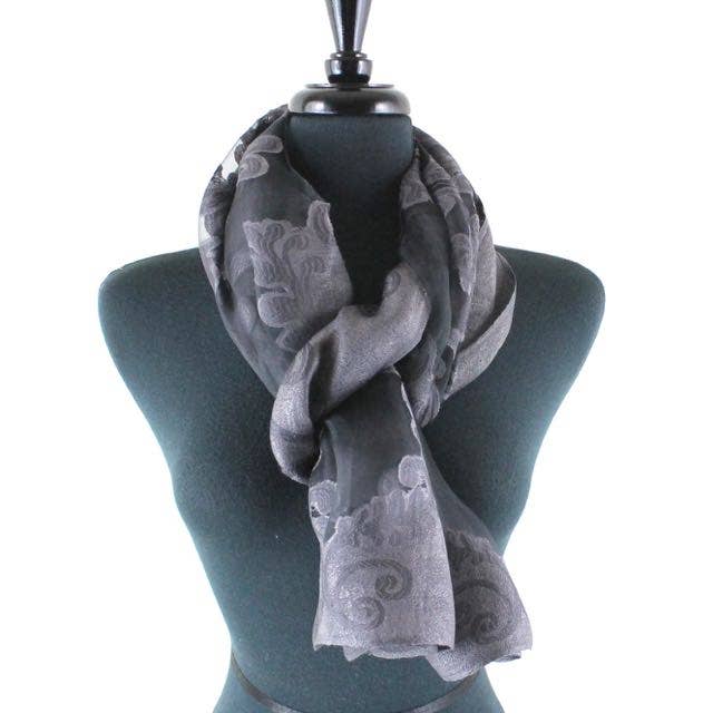 Pretty Persuasions – Großhandel Schal – Damen – JC19020 Durchsichtiger Schal/Schal „Shanghai Night Night“20