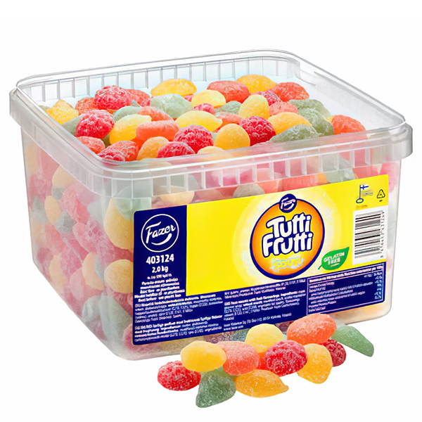 sw - Wholesale Gummy - Tutti Frutti Sour Big Pack 2 kg | 4.41 lbs0