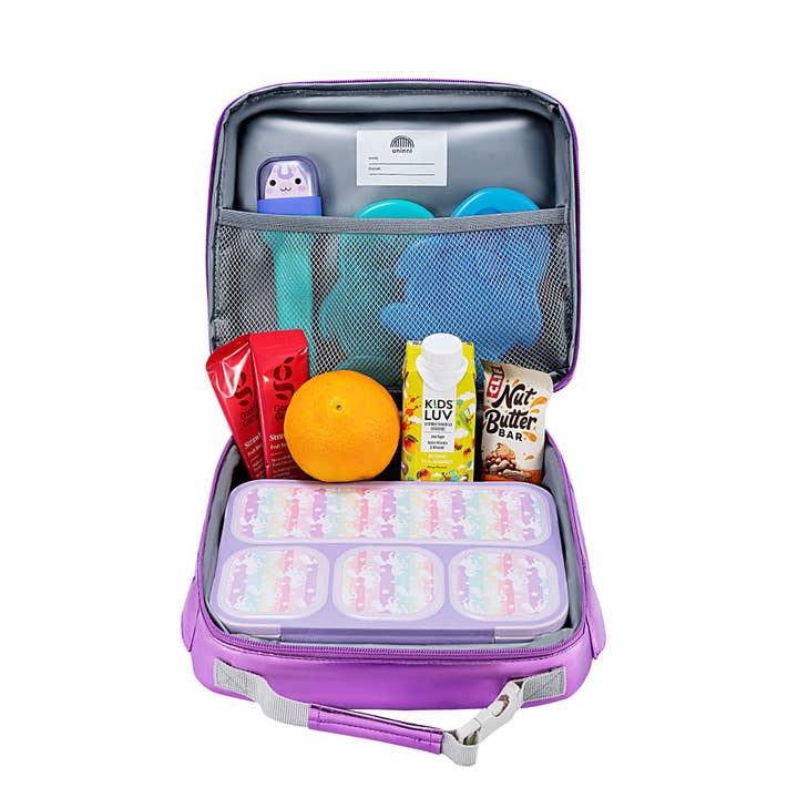 Ellis Lunch Bag - Metallic Lavender Ellis Lunch Bag - Metallic Lavender