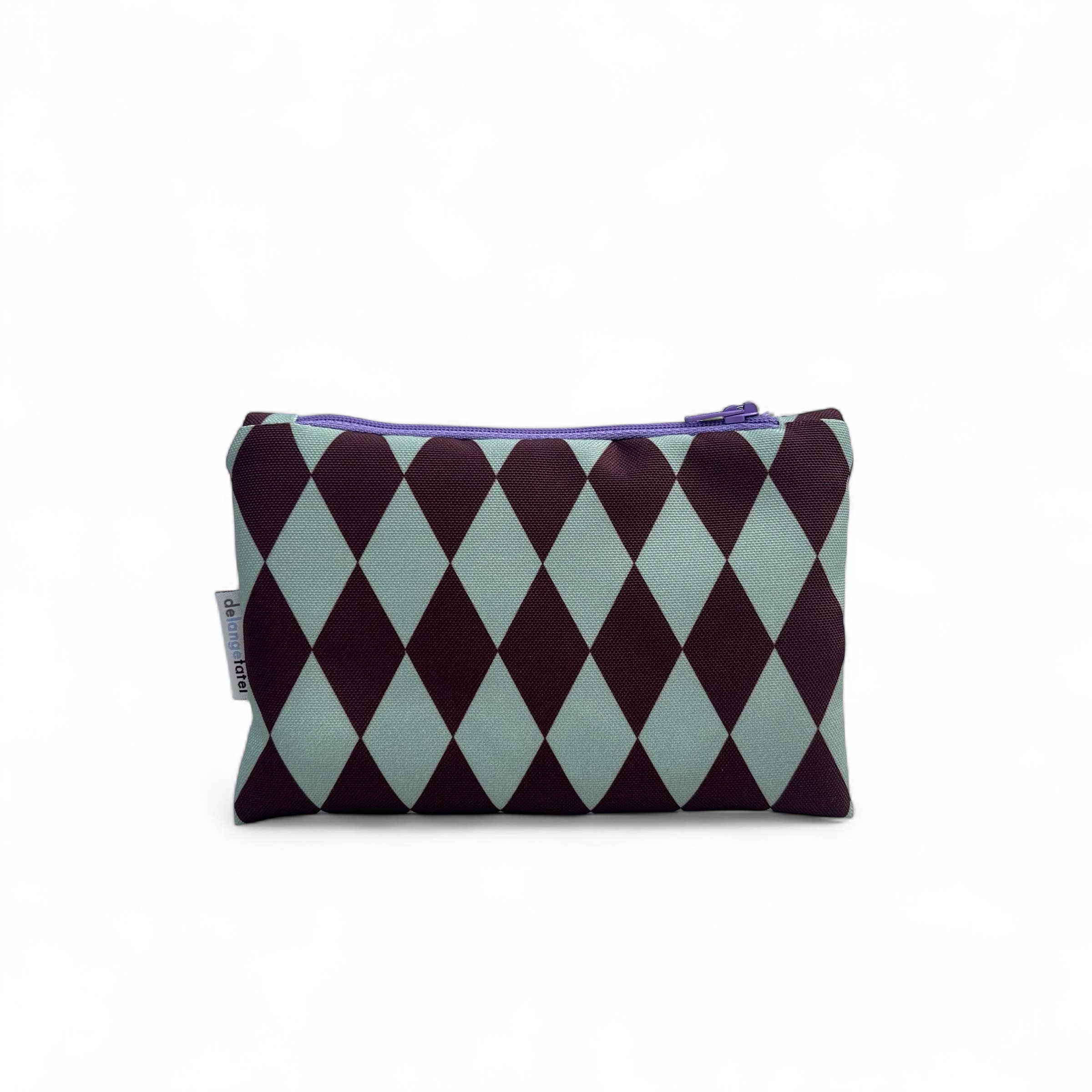 De Lange Tafel - Wholesale Pouch - Women's - Pencil case small · Diamond green/eggplant