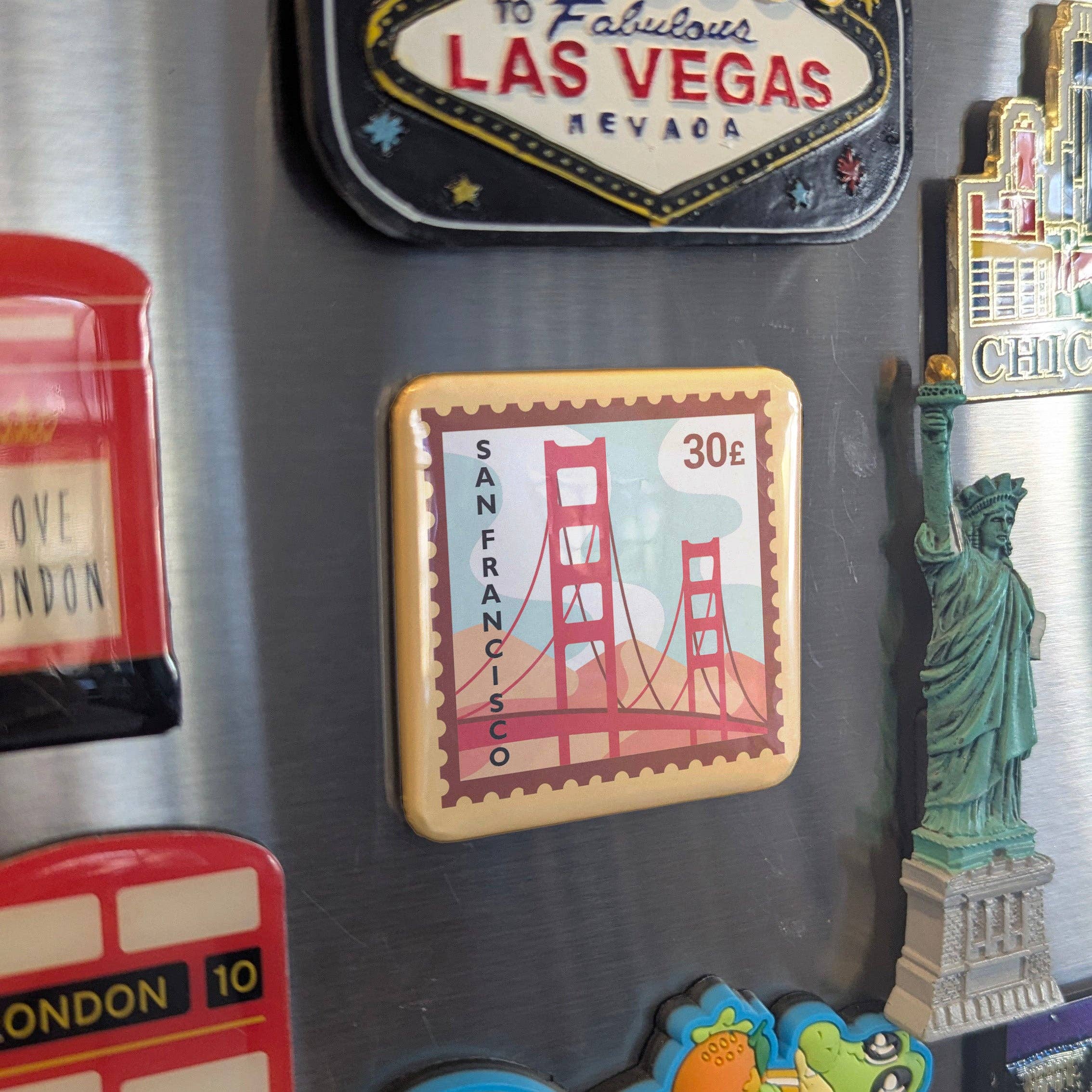 PhiloPerse - Venta al por mayor Imanes - Imán de nevera de correos de San Francisco2