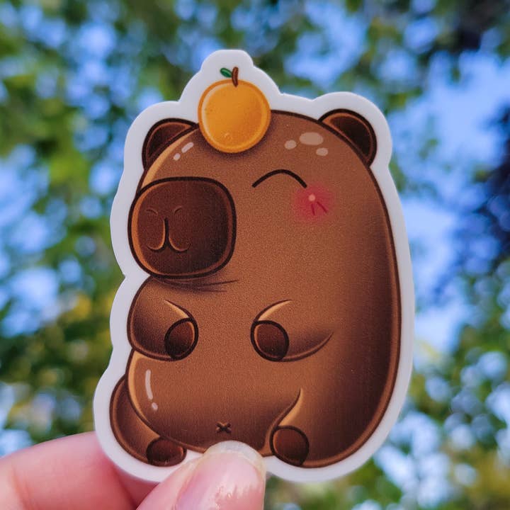 Happybara Sticker for wholesale by mtp_arts