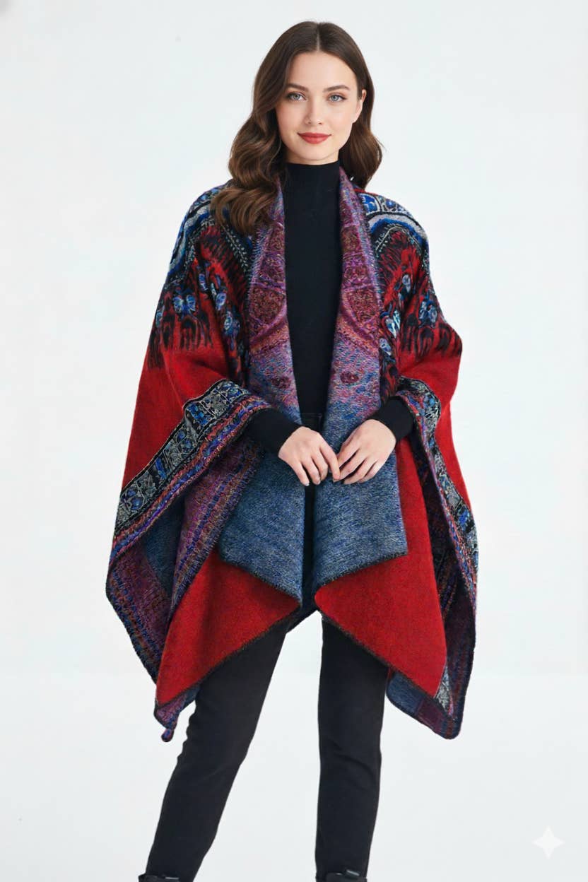 Justin & Taylor - Wholesale Kimono - Women's - Crimson Canyon Kimono