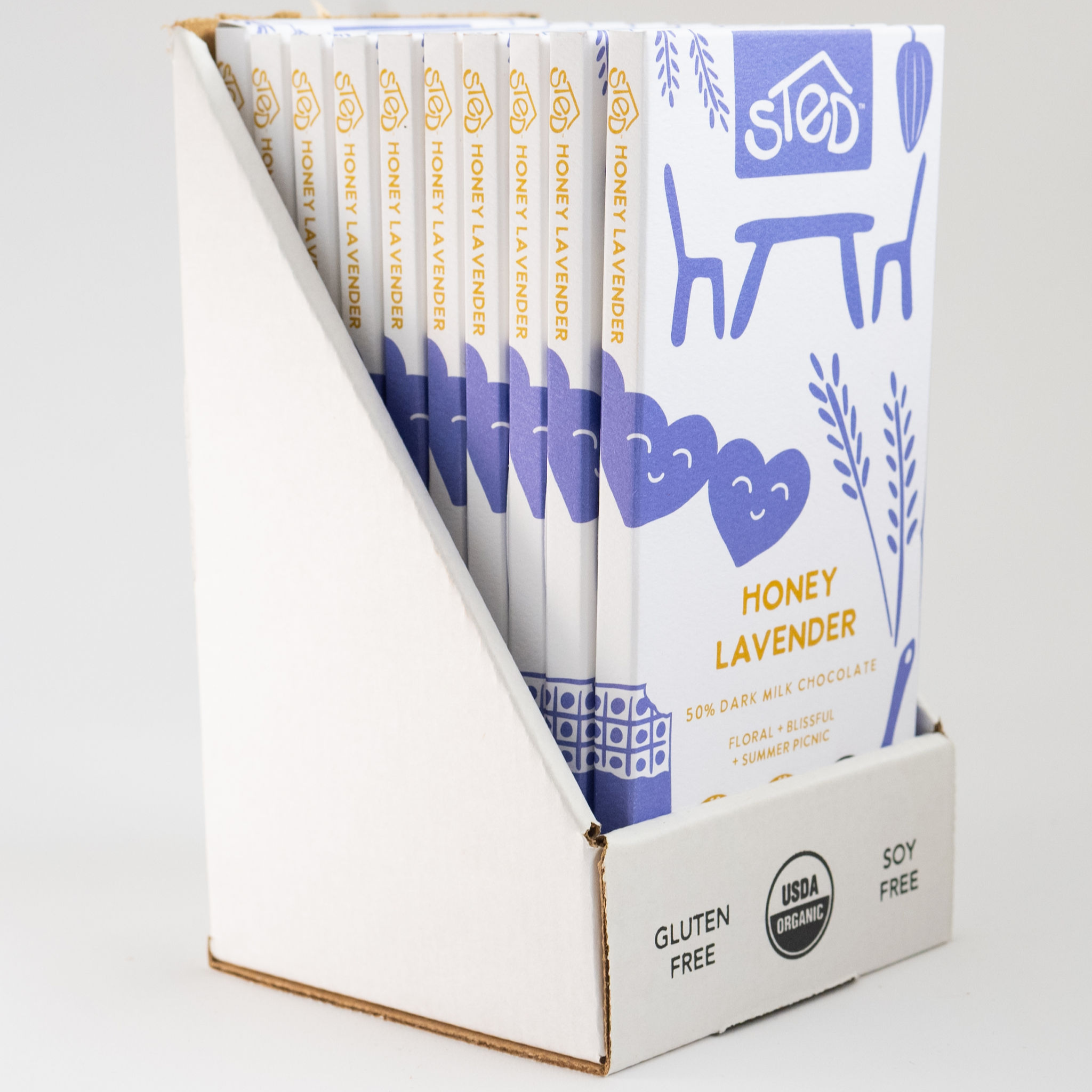 Sted Foods - Wholesale Chocolate Bar - Honey Lavender4