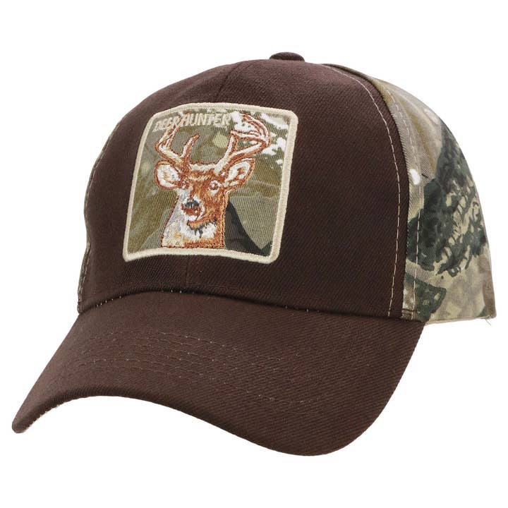 Cap Zone - Wholesale Baseball Cap - Unisex - Deer Hunter Hunt Camo Velcro Back Baseball Cap9