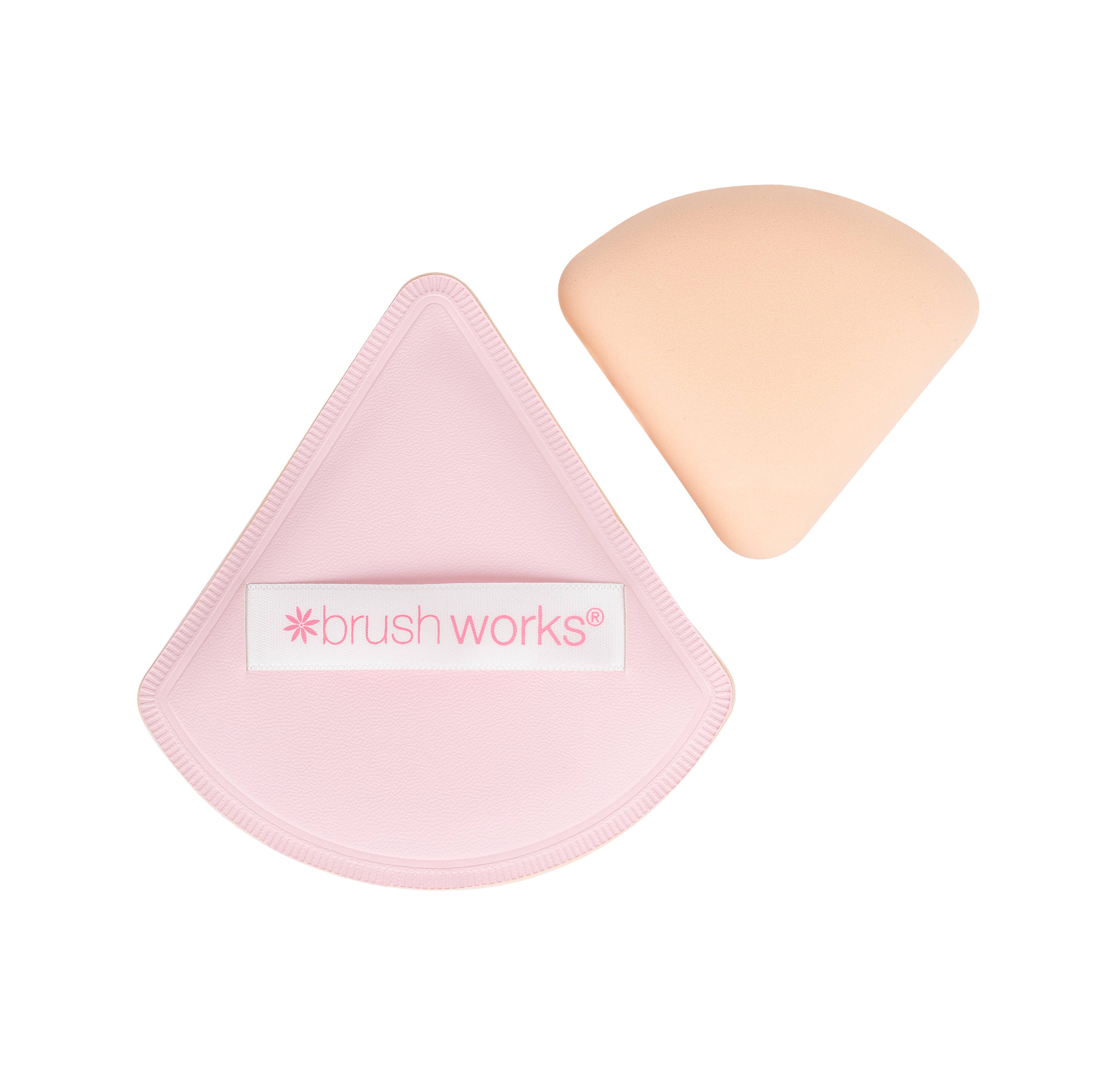 Soinvogue – Esponja/misturador de maquilhagem por atacado – Almofada Triangular Puff Duo1