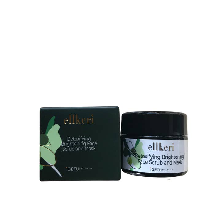 Ellkeri Detoxifying Brightening Face Scrub & Mask 50g for wholesale by iGETU Botanicals