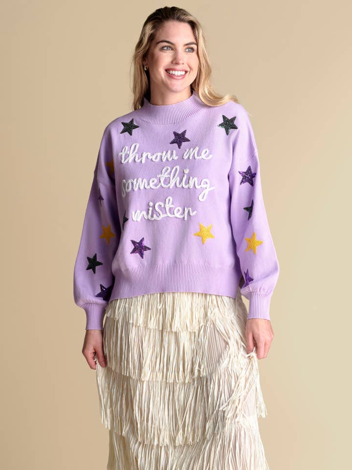 Stewart Simmons – Engroshandel Pullover - Dame – "Throw Me Something" Mock Neck Sweater