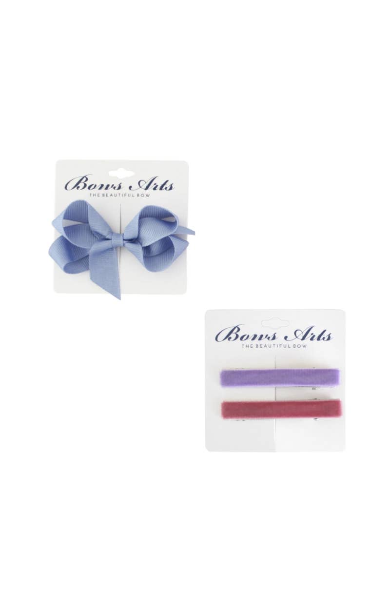 Bows Arts - Wholesale Hair Bow - Kids - Bow/Clip Display Carding