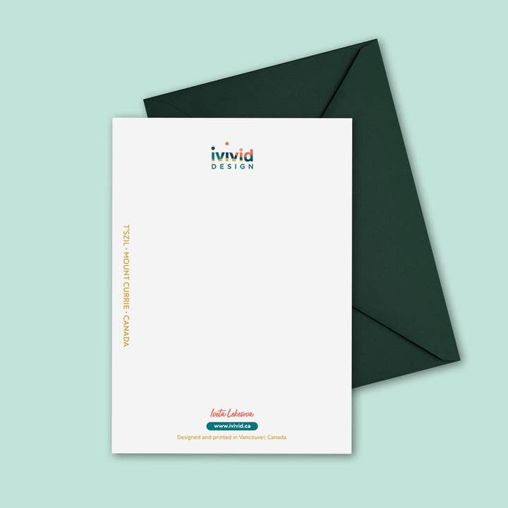 Ivivid Design - Wholesale Everyday Greeting Card - Pemberton - Mount Currie - Canada - Greeting Card5