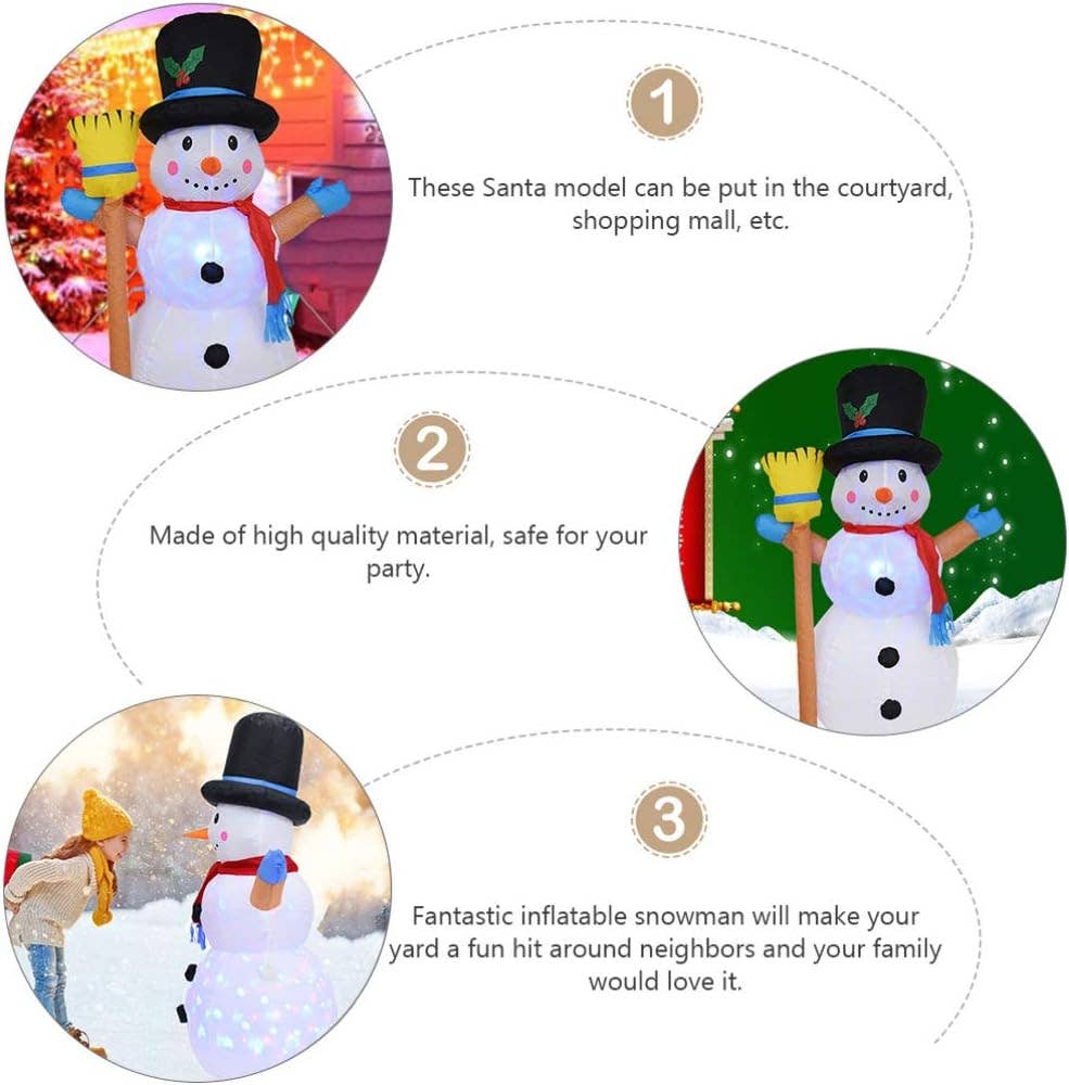 Wholesale Christmas Inflatables Collection LED Jolly Snowman for your