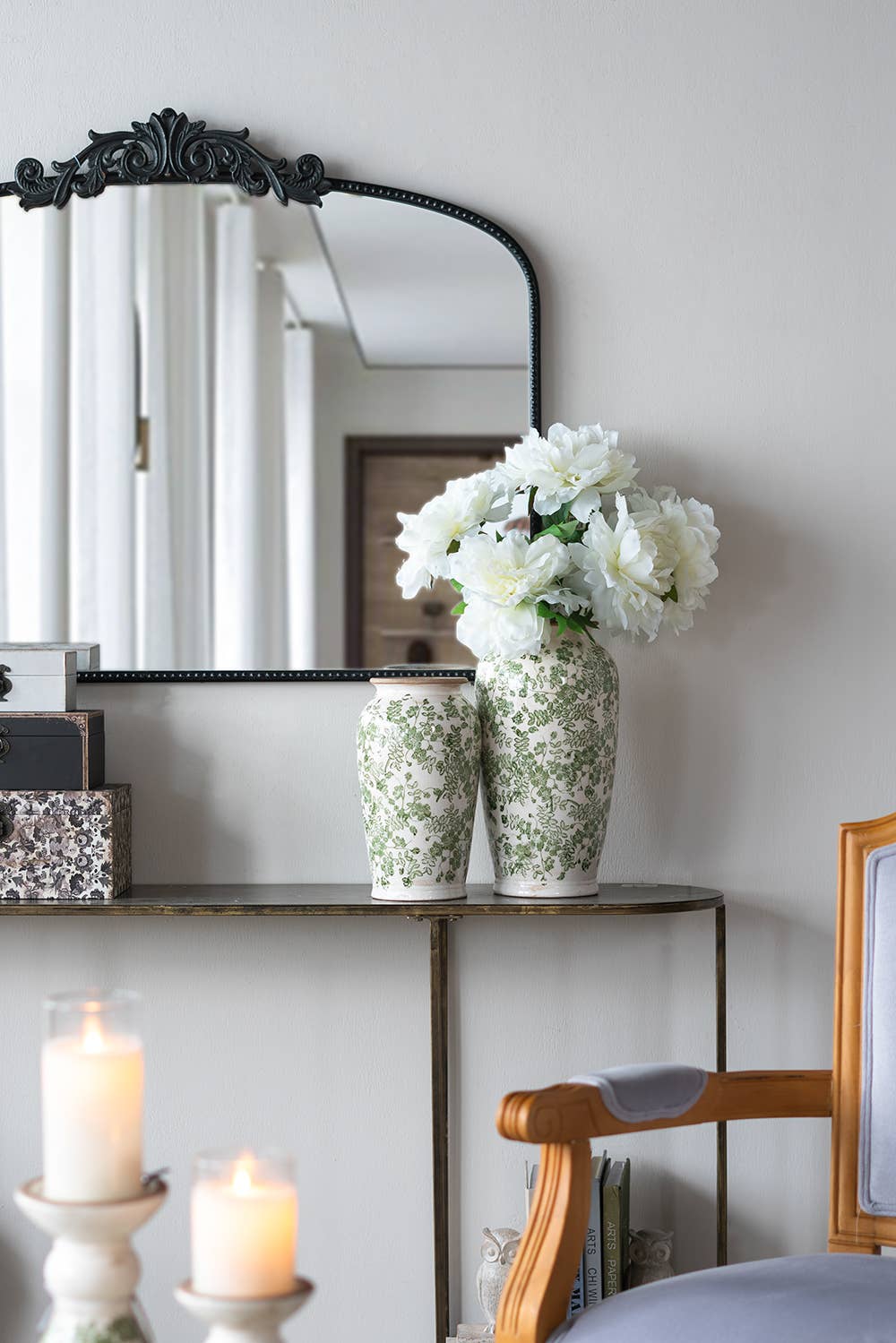 A&B Home Group Inc. - Wholesale Vase - 7.5x7.5x14.5" Verdant Whisper Ceramic Vase7