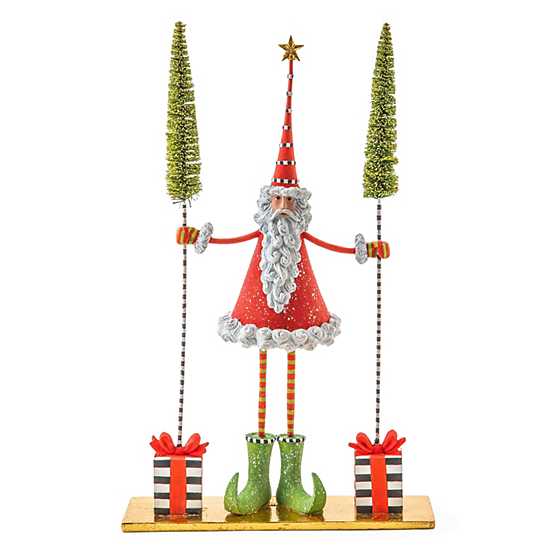 Patience Brewster by MacKenzie-Childs - Wholesale Christmas Decoration - Patience Brewster Santa Gift Tree Figure0