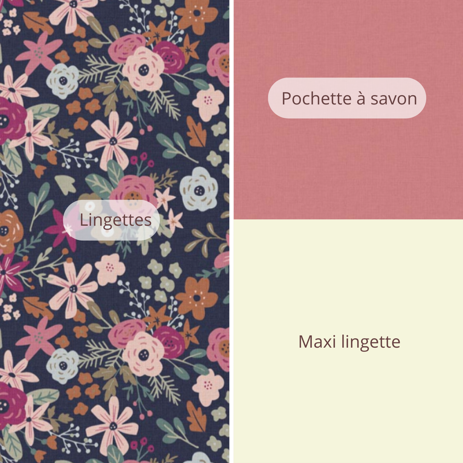 Alice et Jeanne - Wholesale Makeup Remover - Zero waste beauty trio - Wipes, pouch, maxi wipe10