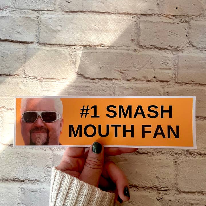 Number 1 Smash Mouth Fan for wholesale by Frog Mustard Stickers