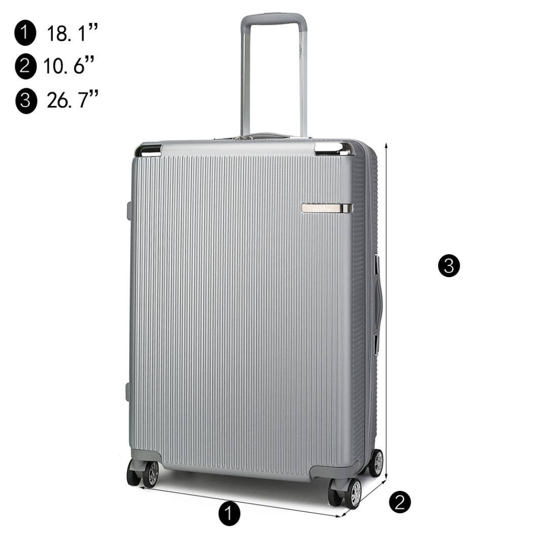 MKF Collection - Wholesale Luggage - MKF Collection Tulum 4-piece luggage set by Mia K5