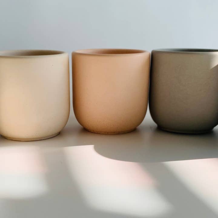 Pur Joi – wholesale Ljushållare – Betongbehållare - 10oz ljusfartyg, modern inredning