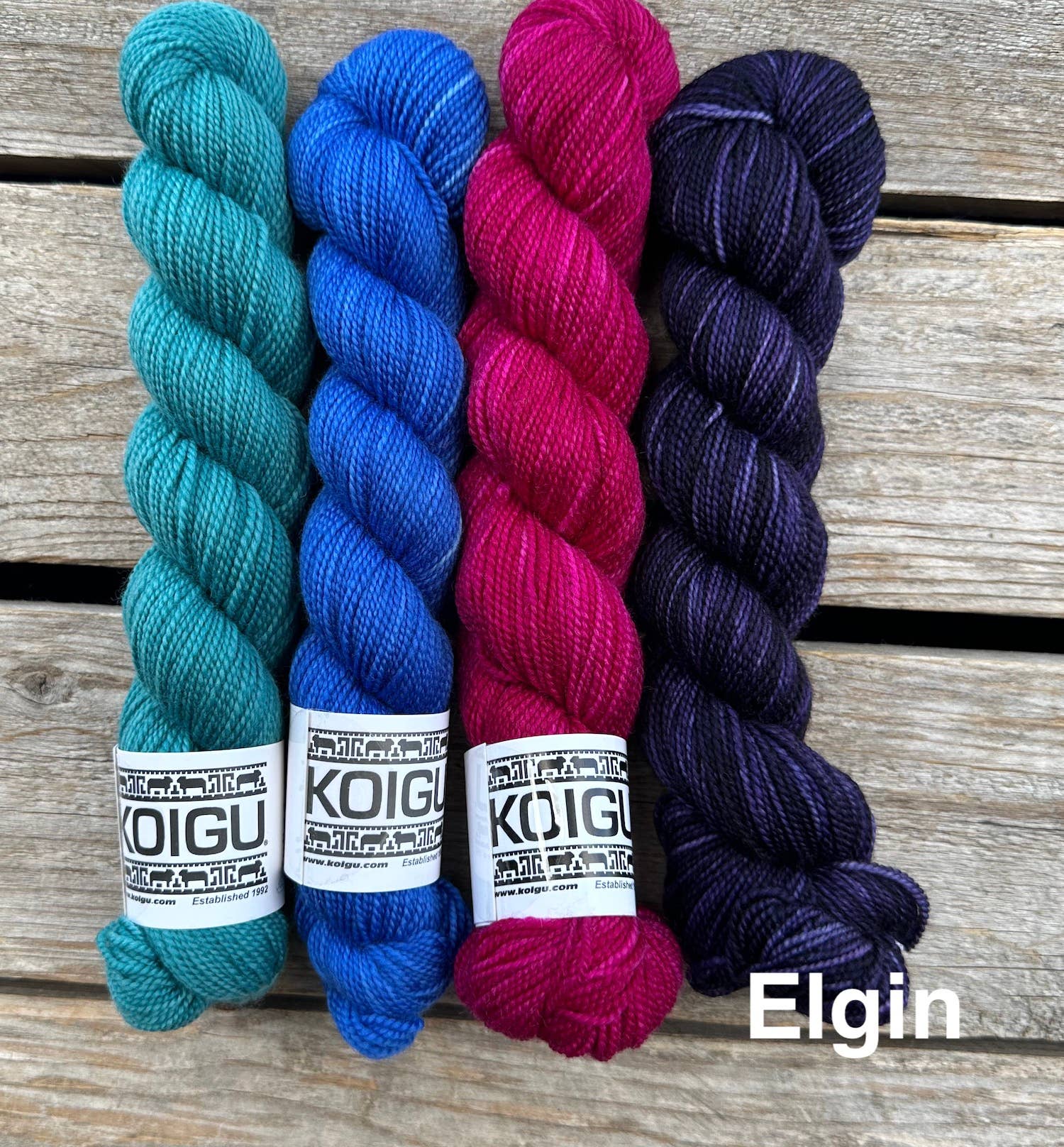 Koigu Wool Designs - Wholesale Yarn - Clint Shawl Yarn Packs By moonstruck knits2