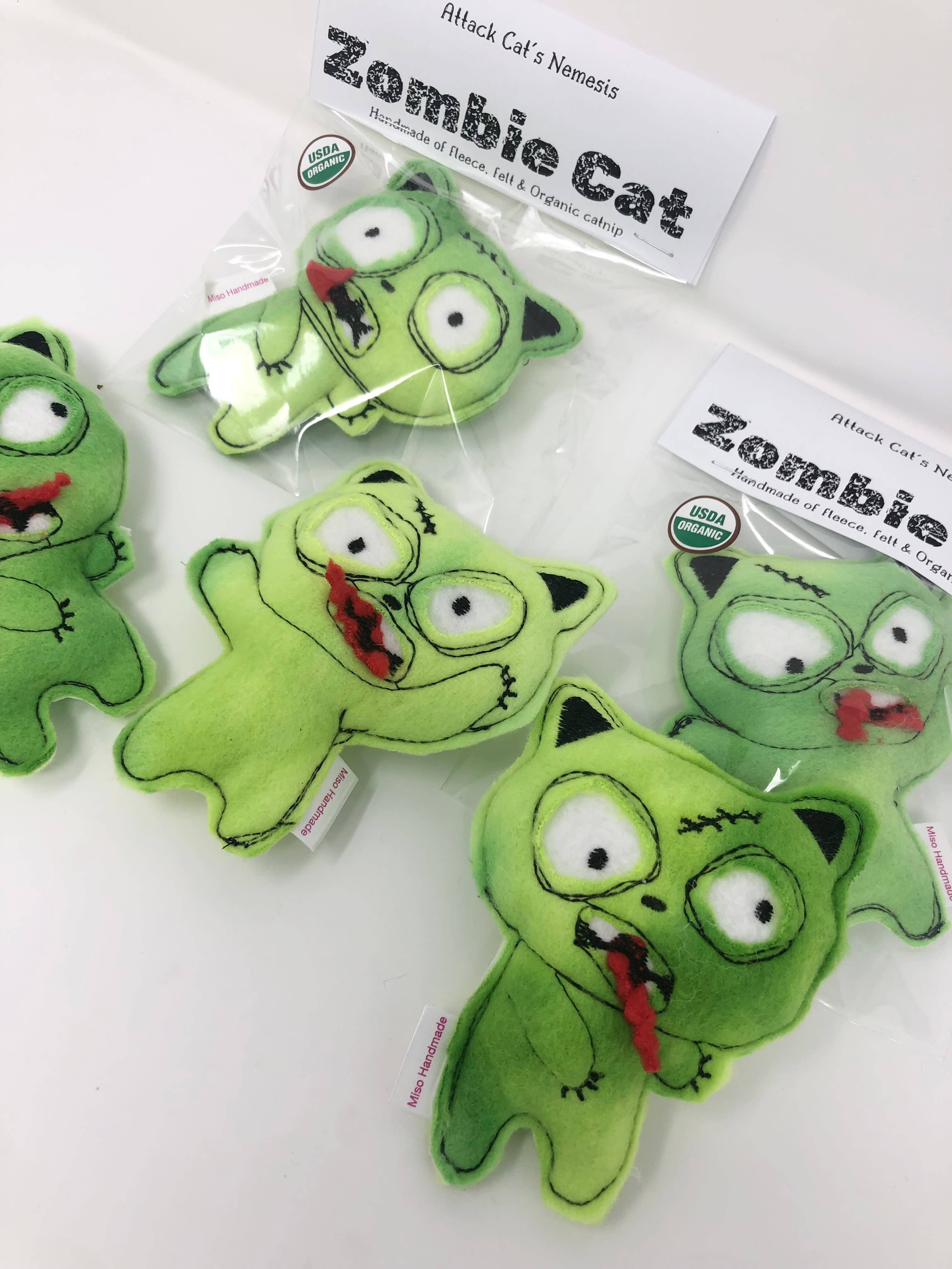 Miso Handmade - Wholesale Pet Toy - Cat - Zombie Cat Catnip Toy6