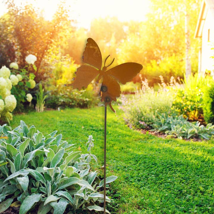 Butterfly Garden Stake 6" for wholesale by Songs of Joy