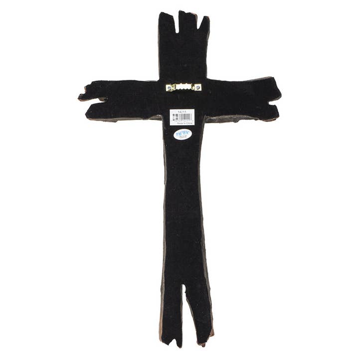 Pacific Trading - Wholesale Wall cross - Western Crucifix W/Cow Skull Wall Plaque3