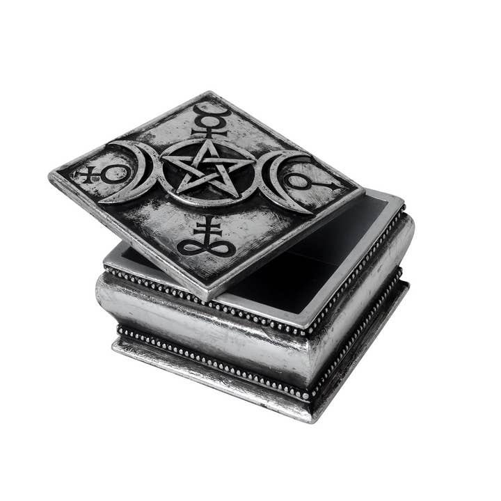 Alchemy England – wholesale Jewellery box/organiser – Triple Moon Spell Box (Casket / Box)
