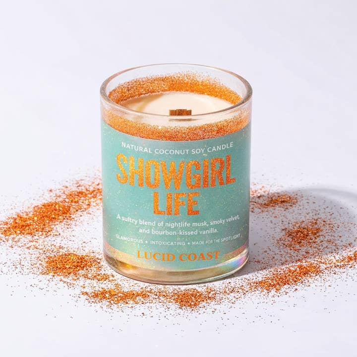 Showgirl Life Candle | Coconut Soy Lotion Candle for wholesale by Lucid Coast | Scented Candles and Perfume
