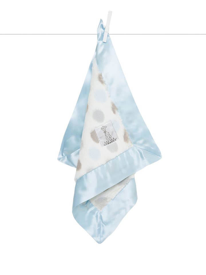 Blooming Baby - Wholesale Security/Cuddle Blanket - Baby - Luxe™ Dot Ultra-Plush Mini Blanky - Lovey & Security Blanket0