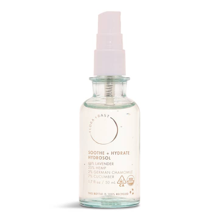 Soothe + Hydrate Barrier Building Hydrosol Mist for wholesale by Flora + Bast
