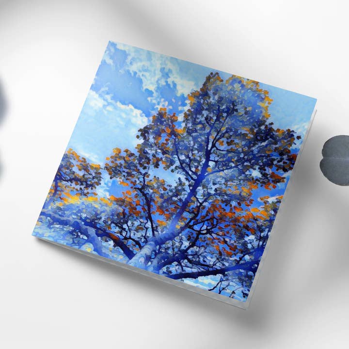 Art Collection: Looking Up! With Bright Orange Envelope for wholesale by 5C Designs