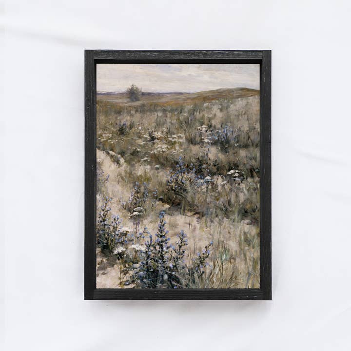 Hoekstra Decor – Engroshandel Kunsttryk – Vintage indrammet tryk | Desert Meadow Painting A481