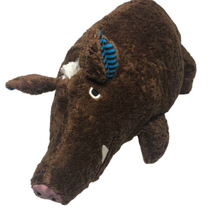 Pat & Patty – wholesale Fyllda/plyschleksaker - Barn och baby – Ekologisk mjukisdjur XXL ”Vildsvin” från Pat & Patty0