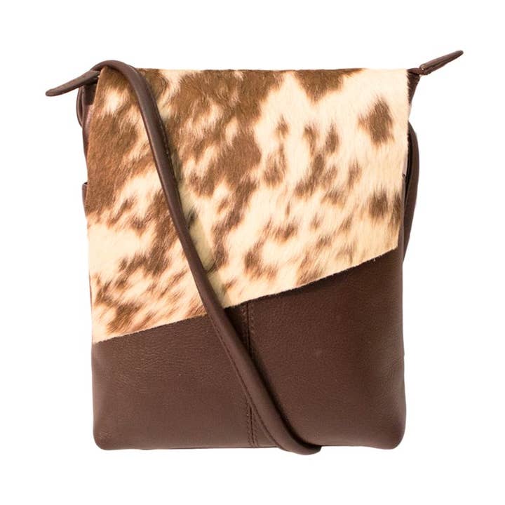 Minibolsa de piel 6649 con pelo en la solapa para venta al por mayor de ili New York