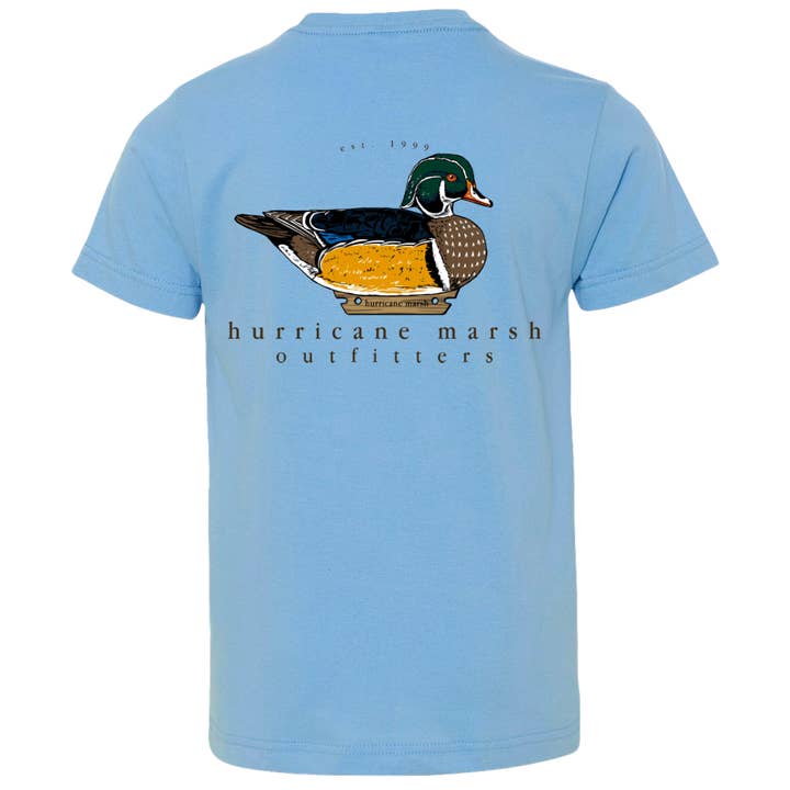 The Woodie Youth T-Shirt for wholesale by Hurricane Marsh Outfitters